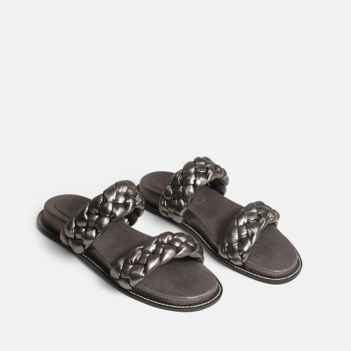 Birken Tranças Pillow em Couro Carbono - Image 4